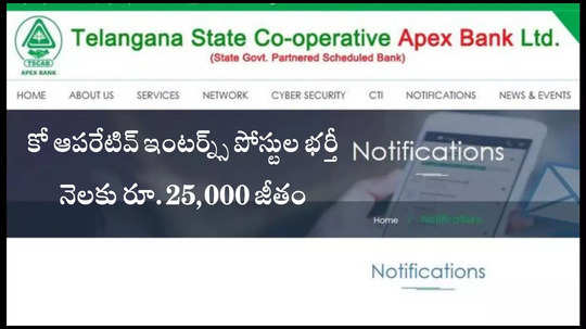 నెలకు రూ.25,000 జీతంతో.. తెలంగాణ DCCB ఉద్యోగాలు.. ఈనెల 30 వరకే దరఖాస్తుకు ఛాన్స్‌!