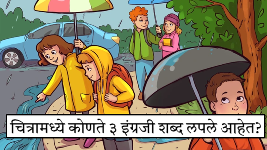 या चित्रामध्ये कोणते ३ इंग्रजी शब्द लपले आहेत? हुशार असाल तर १० सेकंदात द्या उत्तर