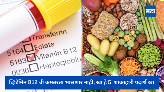 Vitamin B12 supplements:व्हिटॅमिन B12 ची कमतरता भासणार नाही, खा हे 5  शाकाहारी पदार्थ खा, थकवा आणि अशक्तपणा होईल दूर