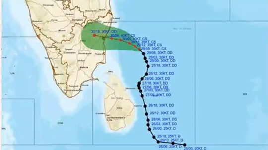 ஃபெஞ்சல் புயல் எப்போது கரையை கடக்கும்...  எங்கெல்லாம் அதி கனமழை? வானிலை அலர்ட்!