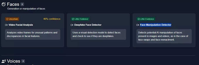 Face Manipulation Detector