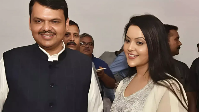 Devendra Fadnavis and Amrita Fadnavis