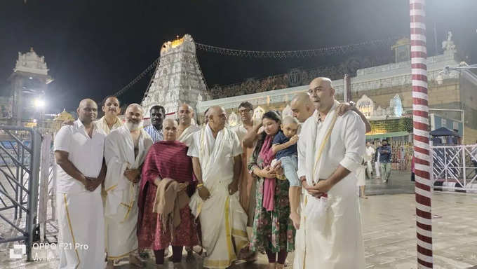 ತಿರುಪತಿಯಲ್ಲಿ ಶಿವರಾಜ್‌ ಕುಮಾರ್‌