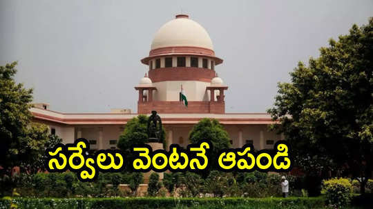 Supreme Court: ఆలయాలు, మసీదుల్లో సర్వేలు ఆపండి.. కేంద్రానికి సుప్రీంకోర్టు ఉత్తర్వులు