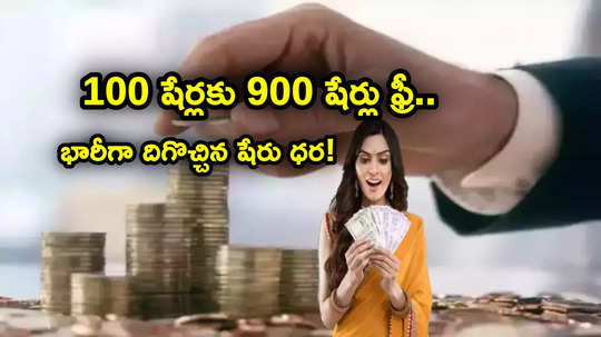 బోనస్ షేర్ల ఎఫెక్ట్.. 100 షేర్లకు 900 షేర్లు ఫ్రీఫ్రీ.. రూ. 4431 నుంచి రూ. 465కు పడిపోయిన షేరు ధర!