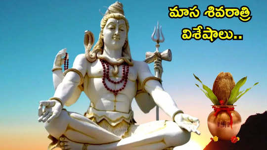 Masa Shivaratri 2024 ఈ ఏడాది చివరి మాస శివరాత్రి ఎప్పుడొచ్చింది.. పూజా విధానం, ప్రాముఖ్యత గురించి తెలుసుకోండి...