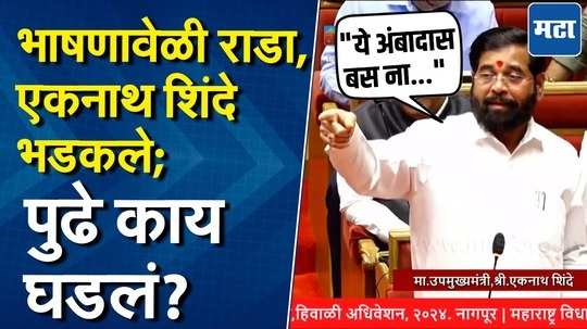 एकनाथ शिंदेंच्या भाषणावेळी अनिल परब, अंबादास दानवेंनी टोकलं, विधानपरिषेद काय घडलं?