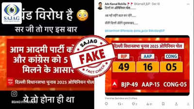 Fact Check: दिल्लीत यंदा भाजप सरकार? ABP न्यूजचा ओपिनियन पोल समोर, जाणून घ्या व्हायरल दाव्याचं सत्य