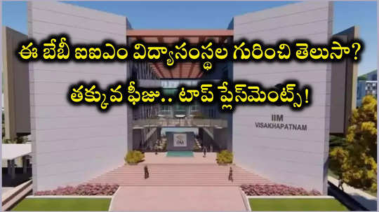 Baby IIMs : బేబీ ఐఐఎం కాలేజీల గురించి తెలుసుకోండి! తక్కువ ఫీజుతో ఈ 9 కాలేజీల నుంచి టాప్ ప్లేస్‌మెంట్‌తో MBA చేయండి!