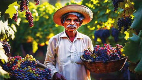 Nashik Grapes: द्राक्ष निर्यातीसाठी दीड लाख टनांचे उद्दिष्ट; पंधरा हजार शेतकऱ्यांकडून आतापर्यंत नोंदणी