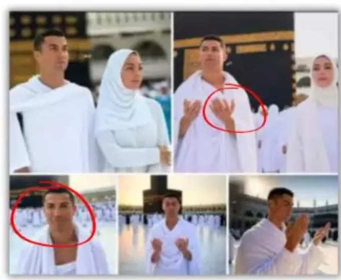 Fact check confirms that football legend Cristiano Ronaldo not converted to Islam but the photos circulation on social media related to that are AI generated