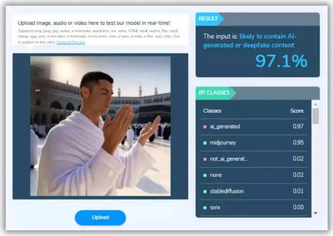 Fact check confirms that football legend Cristiano Ronaldo not converted to Islam but the photos circulation on social media related to that are AI generated