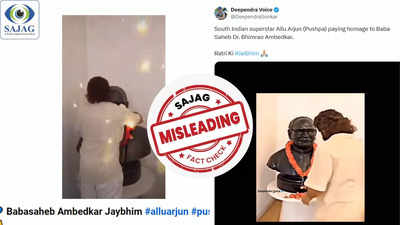 Fact Check : அம்பேத்கர் சிலைக்கு அல்லு அர்ஜுன் அஞ்சலி செலுத்தினாரா? - உண்மை இதுதான்