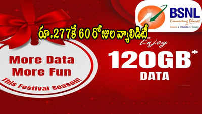 BSNL న్యూ ఇయర్ ప్లాన్.. రూ.277కే 60 రోజుల వ్యాలిడిటీ, 120జీబీ డేటా.. ఆలోపు రీఛార్జ్ చేసుకుంటేనే..!