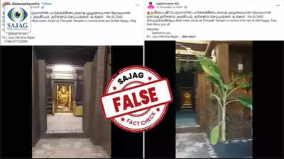 Fact Check: तिरुपती मंदिराच्या गर्भगृहाचा व्हिडिओ व्हायरल, दाव्यात किती सत्य जाणून घ्या