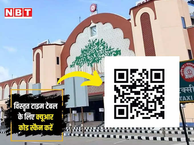 Vadodara Division Trains New Time Table QR Code