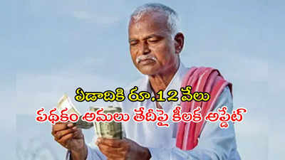 రైతు కూలీలకు ఏడాదికి రూ.12 వేలు.. పథకం అమలు తేదీపై కీలక అప్డేట్