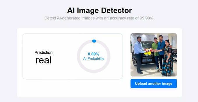 AI Image detector