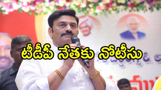 ఏపీ రాజకీయాల్లో సంచలనం.. రఘురామ కస్టోడియల్ టార్చర్ కేసులో టీడీపీ నేతకు నోటీసులు