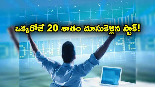 30 రూపాయల స్టాక్ అద్భుతం.. ఒక్కరోజే ఒక్క కారణంతో 20 శాతం దూసుకెళ్లిన షేరు.. కాసుల వర్షం!