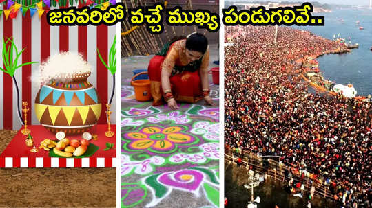 January 2025 Festivals and Vrats జనవరిలో సంక్రాంతి, మహా కుంభమేళా సహా ఏయే ముఖ్య పండుగలొచ్చాయంటే...