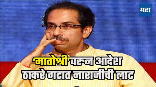 Uddhav Thackeray : 'मातोश्री'वरुन भाकरी फिरली, थेट 'सामना'तून नाव समजलं, ठाकरे गटात नाराजीची लाट, राजीनाम्याचे संकेत