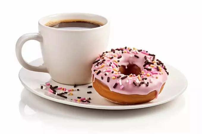 डोनट और कॉफी का कॉम्बो (Doughnut-And-Coffee Combo)