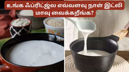 இட்லி மாவு எத்தனை நாள் ஃப்ரிட்ஜ்ஜில் வைக்கலாம்? 4 நாட்களுக்கு மேல் வைத்து பயன்படுத்தினால் ஆபத்தானதா?