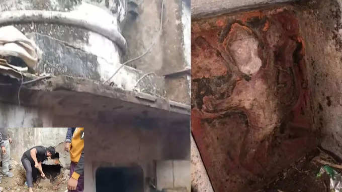 फिरोजाबाद में जमीन के नीचे मिला मंदिर