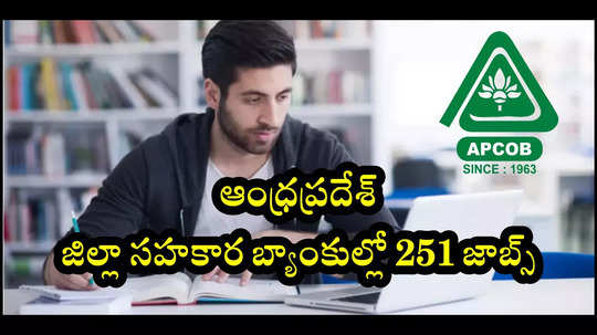 APCOB : ఆంధ్రప్రదేశ్‌ DCCB బ్యాంకుల్లో 251 ఉద్యోగాలు.. పోస్టులను బట్టి రూ.57,860 వరకు జీతం