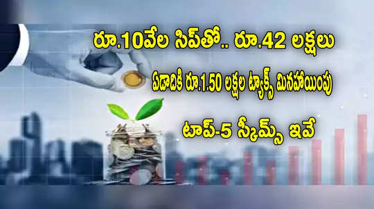 Mutual Funds: రూ.10 వేల పొదుపుతో రూ.42 లక్షలొచ్చాయ్.. టాప్-5 ELSS స్కీమ్స్ ఇవే!