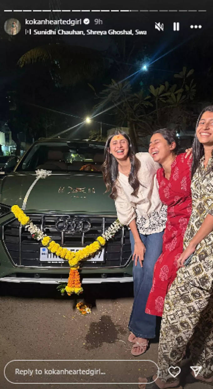 Ankita Prabhu Walawalkar New Car 2