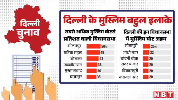 delhi muslim dominated seat