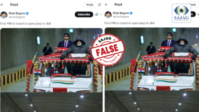 Fact Check: ജമ്മു കാശ്മീരിൽ തുറന്ന ജീപ്പിൽ സഞ്ചരിച്ച ആദ്യത്തെ പ്രധാനമന്ത്രി മോദിയോ?