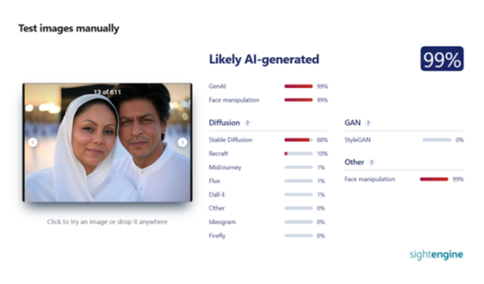 AI detection website