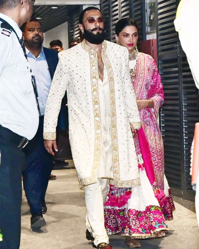 Ranveer Singh Deepika  attended wedding,