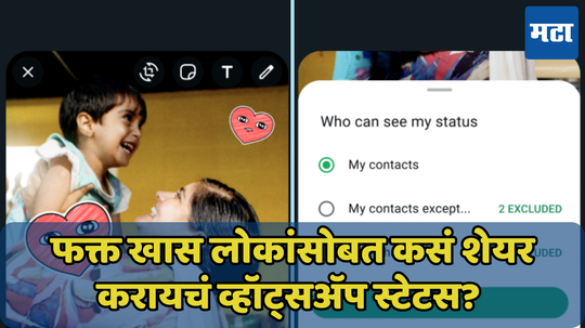 WhatsApp Status लोकांपासून कसं लपवायचं? जाणून घ्या योग्य पद्धत