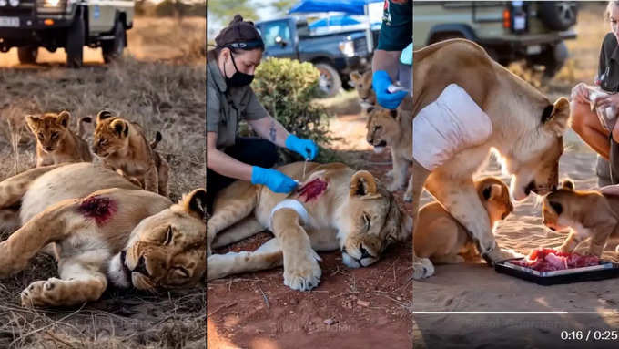 Wounded Lioness