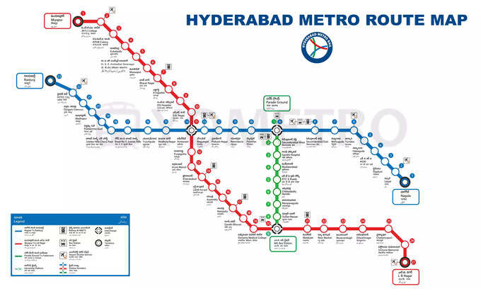 hyderabad-metro-route-map