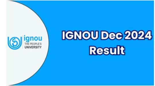 IGNOU Result December 2024 : ఇగ్నో డిసెంబర్ 2024 టర్మ్‌ ఎండ్‌ పరీక్ష ఫలితాలు విడుదల