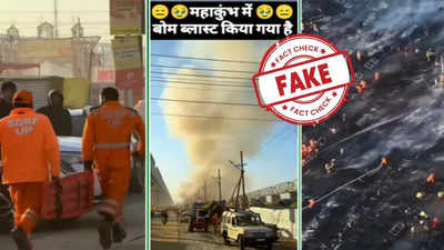 महाकुंभ मेळ्यात भीषण आग लागली? व्हायरल Video चं सत्य समोर