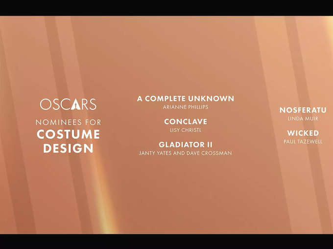 These Costume Design nominees are the perfect fit