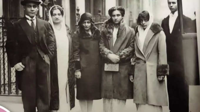 (Left to right) Hamidullah Khan, the last nawab of Bhopal, with his wife Maimoona Sultan and their daughters Rabia Sultan, Abida Sultan and Sajida Sultan in London in 1932. Khan’s properties passed to Sajida — mother of Mansur Ali Khan ‘Tiger’ Pataudi and grandmother of actor Saif Ali Khan after his eldest daughter Abida moved to Pakistan following Partition