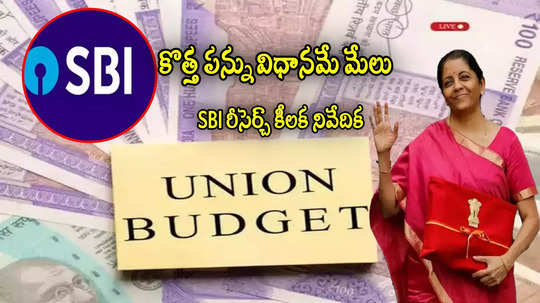 Budget: సెక్షన్ 80డీ మినహాయింపు రూ.1లక్షకు పెంపు.. SBI రీసెర్చ్ కీలక ప్రతిపాదన!