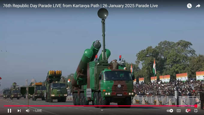 India Republic Day Parade 2025 Live: गणतंत्र दिवस में दिखा भारतीय सेना का आकाश वेपन सिस्टम