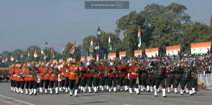 India Republic Day Parade 2025 Live: सिख लाइट रेजिमेंटल सेंटर, बिहार रेजिमेंटल सेंटर और लद्दाख स्काऊट्स रेजिमेंटल सेंटर का संयुक्त बैंड दस्ता