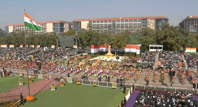 Republic Day Parade 2025 Live: संस्कृति मंत्रालय के कलाकारों द्वारा सांस्कृतिक कार्यक्रम- जयति जय ममः भारतम