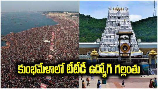 Tirumala: కుంభమేళాలో తిరుమల శ్రీవారి నమూనా ఆలయం.. టీటీడీ ఉద్యోగి అదృశ్యం