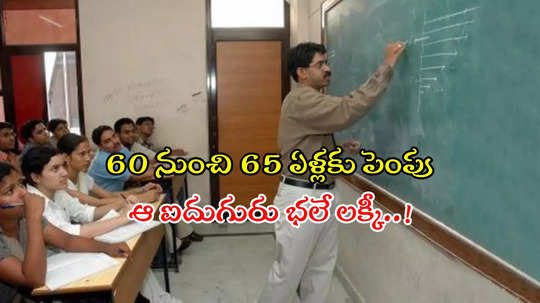 T varsities: వారి పదవీ విరమణ వయసు 65 ఏళ్లకు పెంపు.. రేవంత్ సర్కార్ ఉత్తర్వుల జారీ