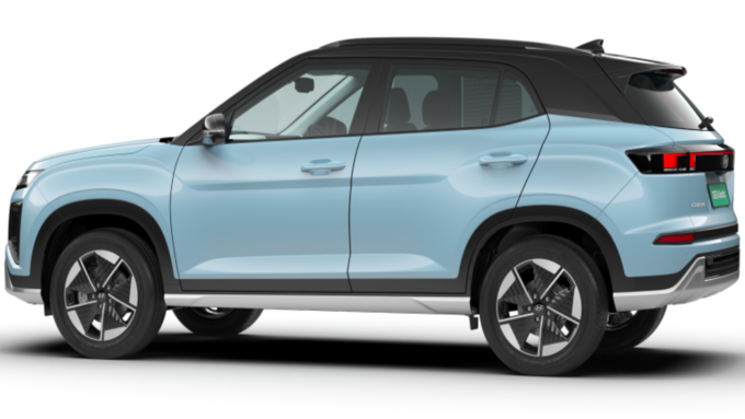 Hyundai Creta EV Ocean Blue Dual Tone